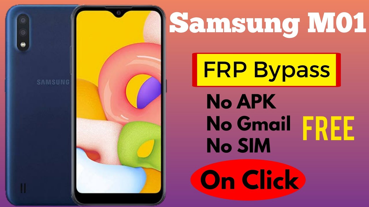 Samsung M01 Frp Bypass On Click Free | no APK|No Gmail|No Talkback| By Thanks