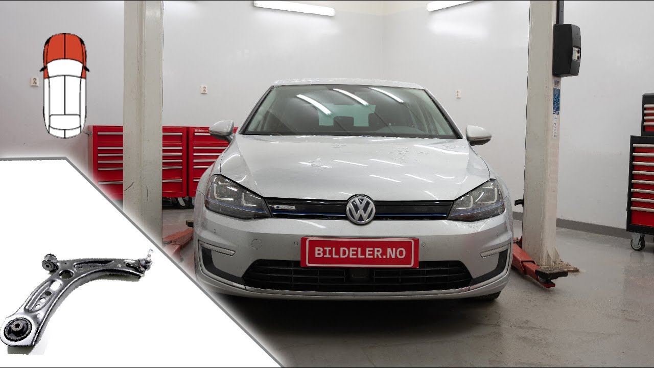 Volkswagen E-Golf(VII): Hvordan bytte b&aelig;rebru i forstilling - 2013 og nyere modeller