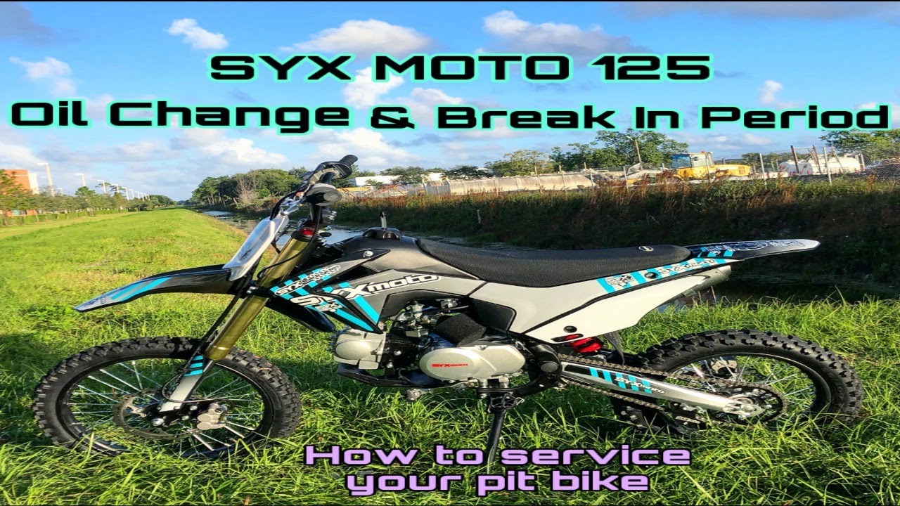 125cc Pit bike Oil Change & Engine Break In | SYX Moto 125 Dirtbike