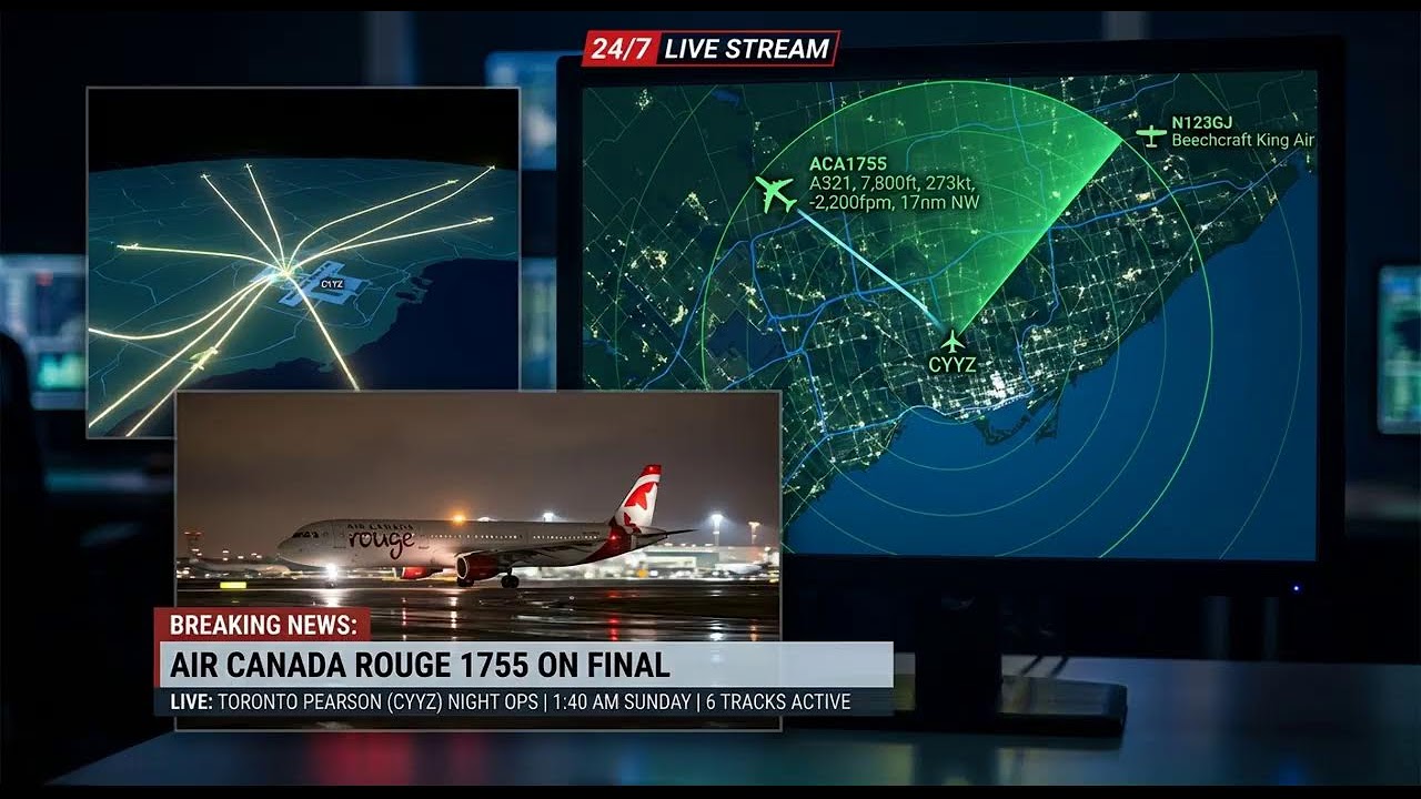 Toronto YYZ Air Traffic Commentary (test)