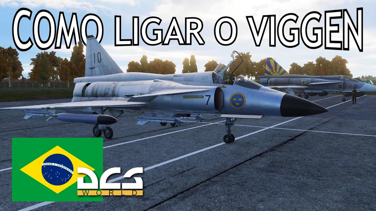 DCS - Como ligar, taxiar e decolar o AJS-37 Viggen