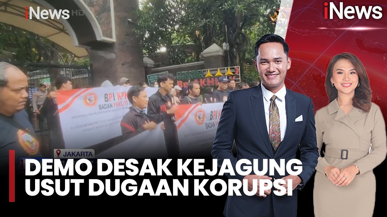 Demo Desak Kejagung Usut Dugaan Korupsi, Massa Tuntut Sejumlah Kasus Dituntaskan |iNews Pagi 22/01