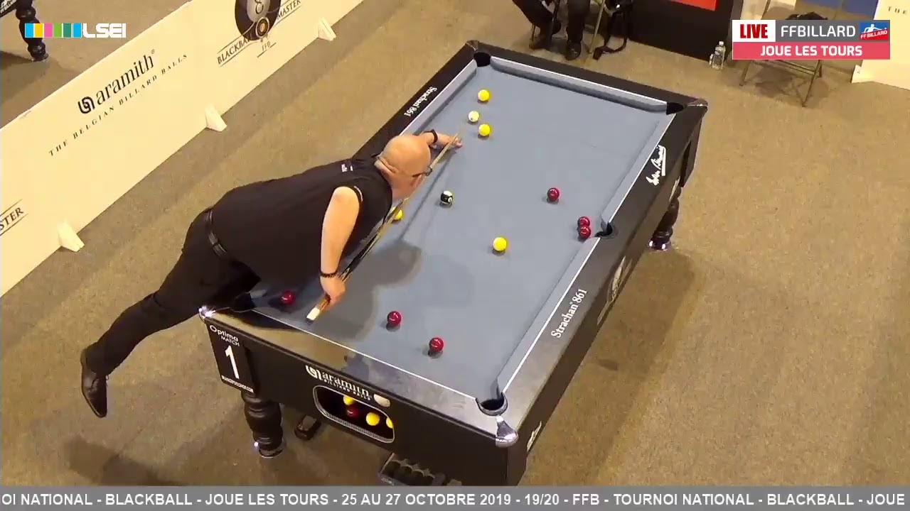 2019/2020 - FFBILLARD - BLACKBALL MASTER - 1/2 FINALE - JOUE LES TOURS