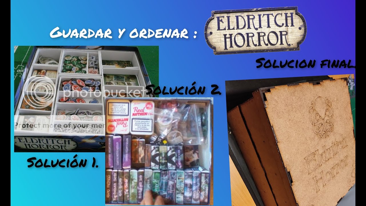 Caja Eldritch Horror - Todas las expansiones y más en una caja.
