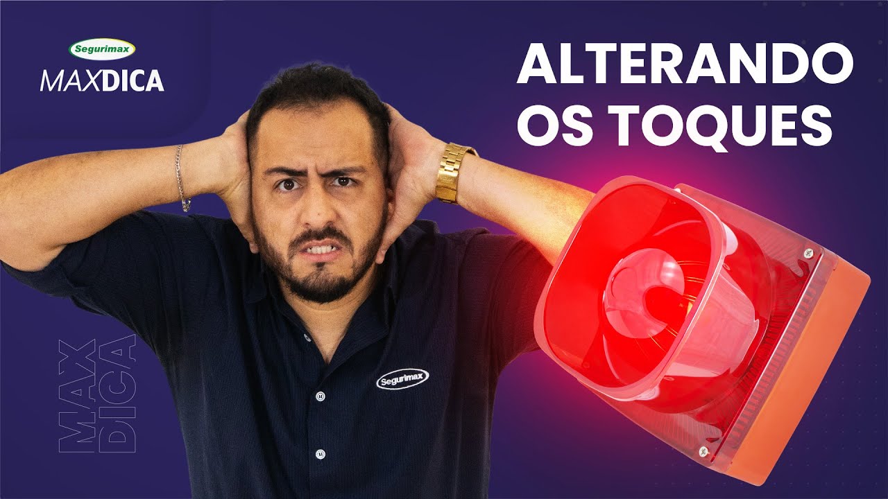 COMO MUDAR o SOM da SIRENE de ALARME DE INC&Ecirc;NDIO? Sirene IP66 [8 TOQUES SELECION&Aacute;VEIS] #maxdica