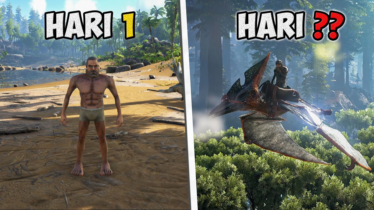 Gua Bertahan Hidup Dari 0 di Ark Survival Evolved