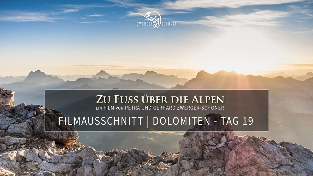 Filmausschnitt DOLOMITEN | Zu Fu&szlig; &uuml;ber die Alpen - Traumpfad M&uuml;nchen Venedig KINOFILM