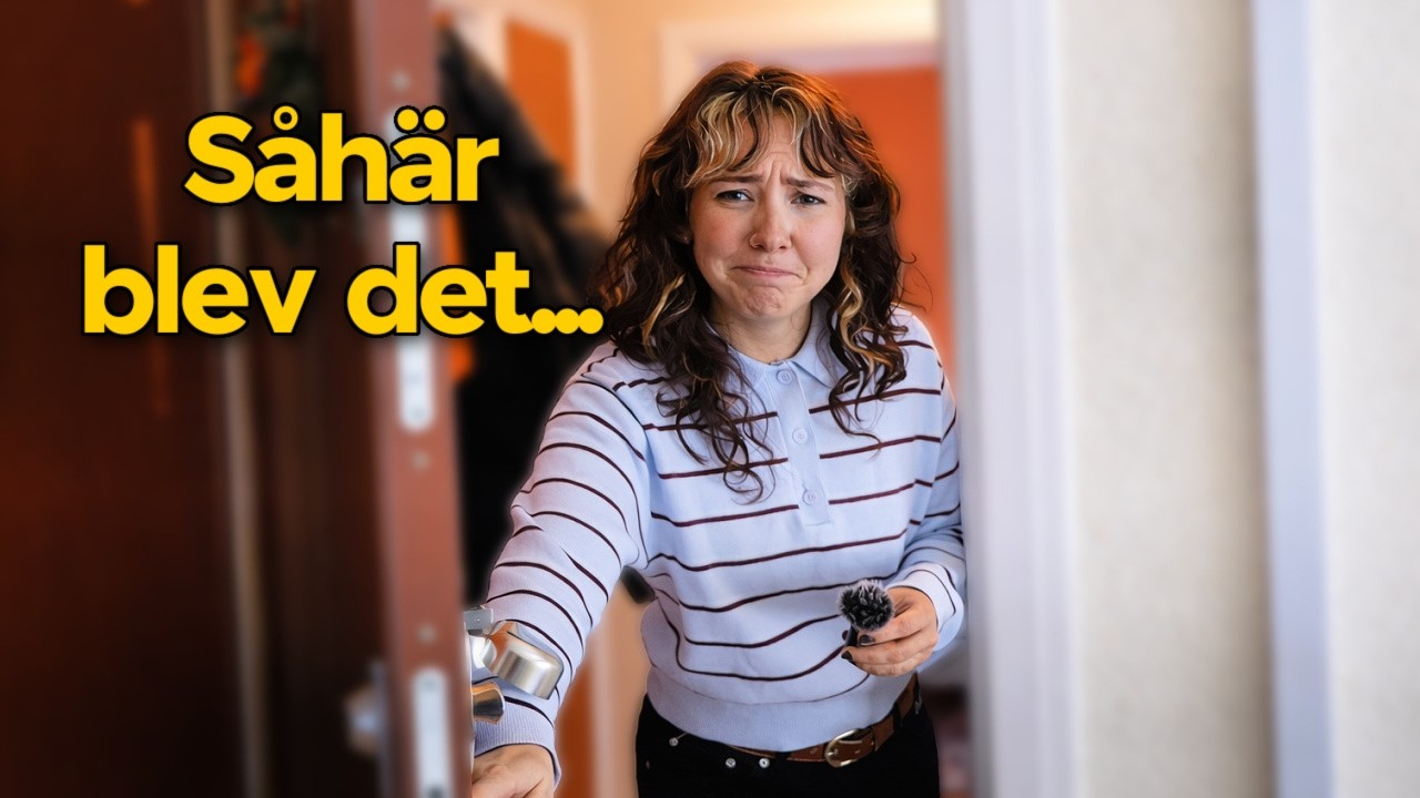 RENOVERINGEN BLEV INTE SOM T&Auml;NKT 🏠 HEMMA HOS LAKI