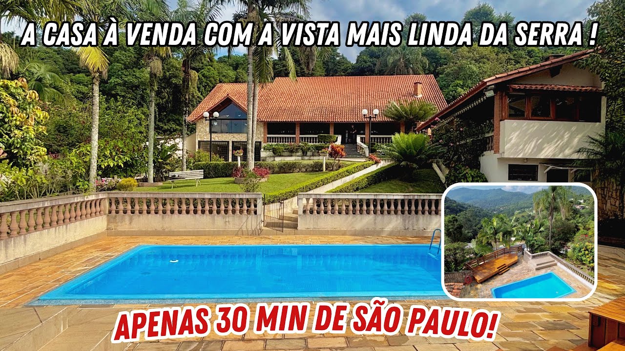 Vendida - Casa a venda à apenas 30 min de São Paulo!com a vista MAIS LINDA da Serra, Em Condomínio!