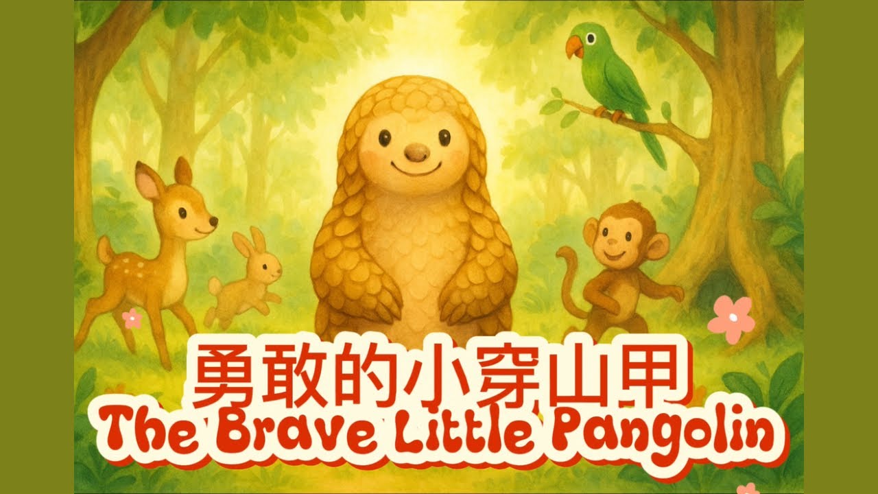 《勇敢的小穿山甲》| The Brave Little Pangolin 🐾 中英双语故事 | A Bilingual Story About Courage & Friendship