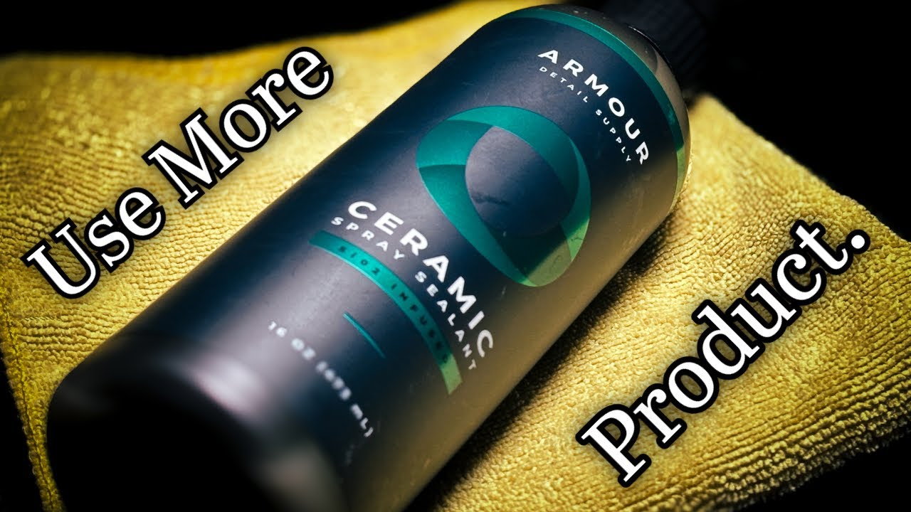 Get the most out of your Spray Sealants - User More Product.