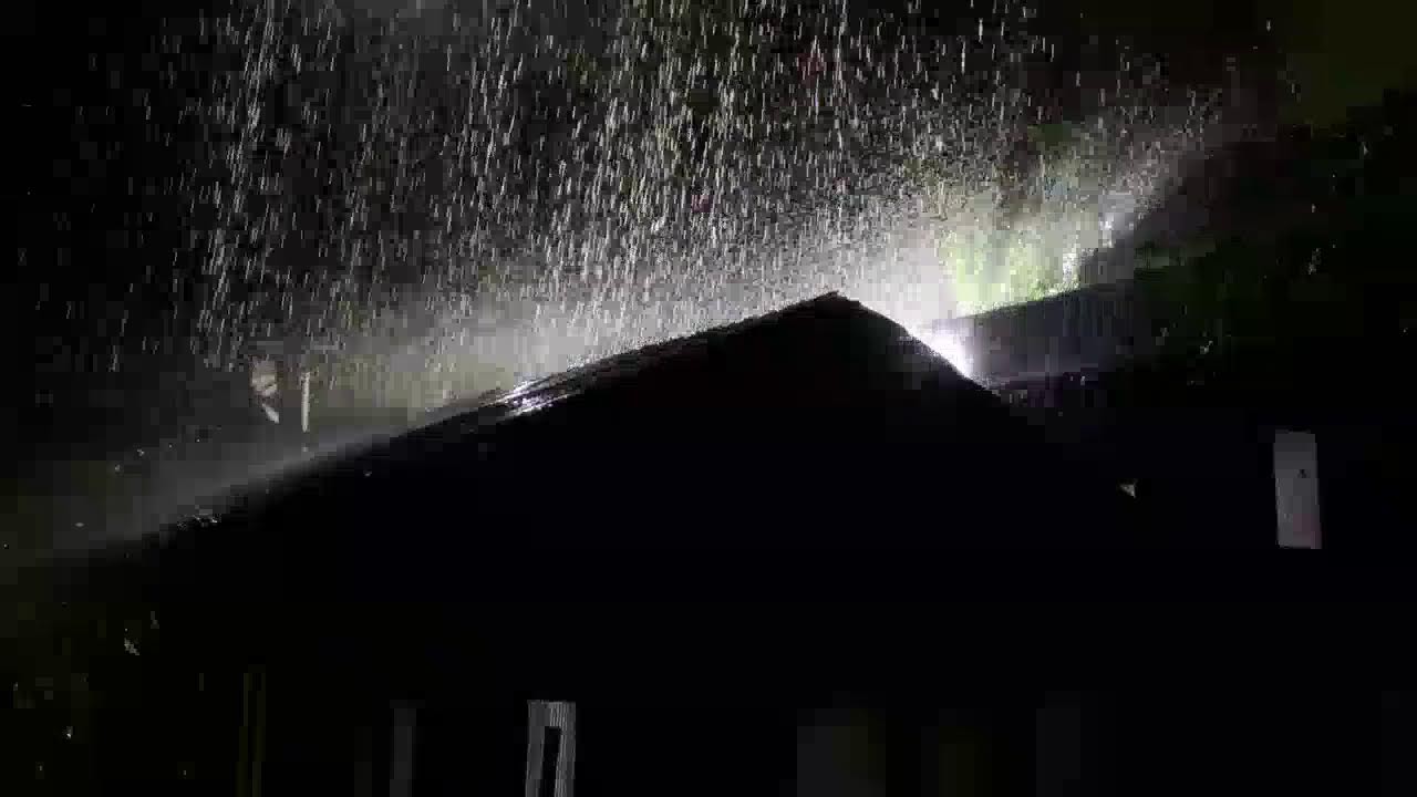 Pure Rain Sounds on Tin Roof for Peaceful Sleep
