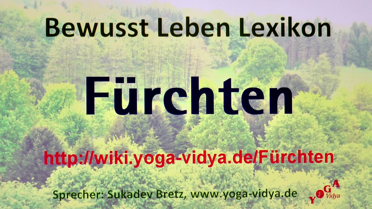 F&uuml;rchten