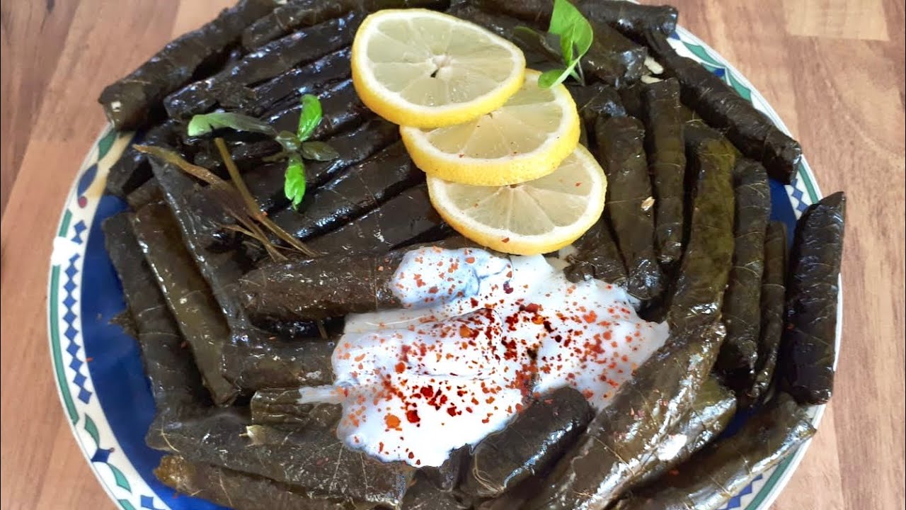 Gefüllte Weinblätter mit Hackfleisch I Yaprak Sarmasi I Selber machen I türkische Art [Klassiker]