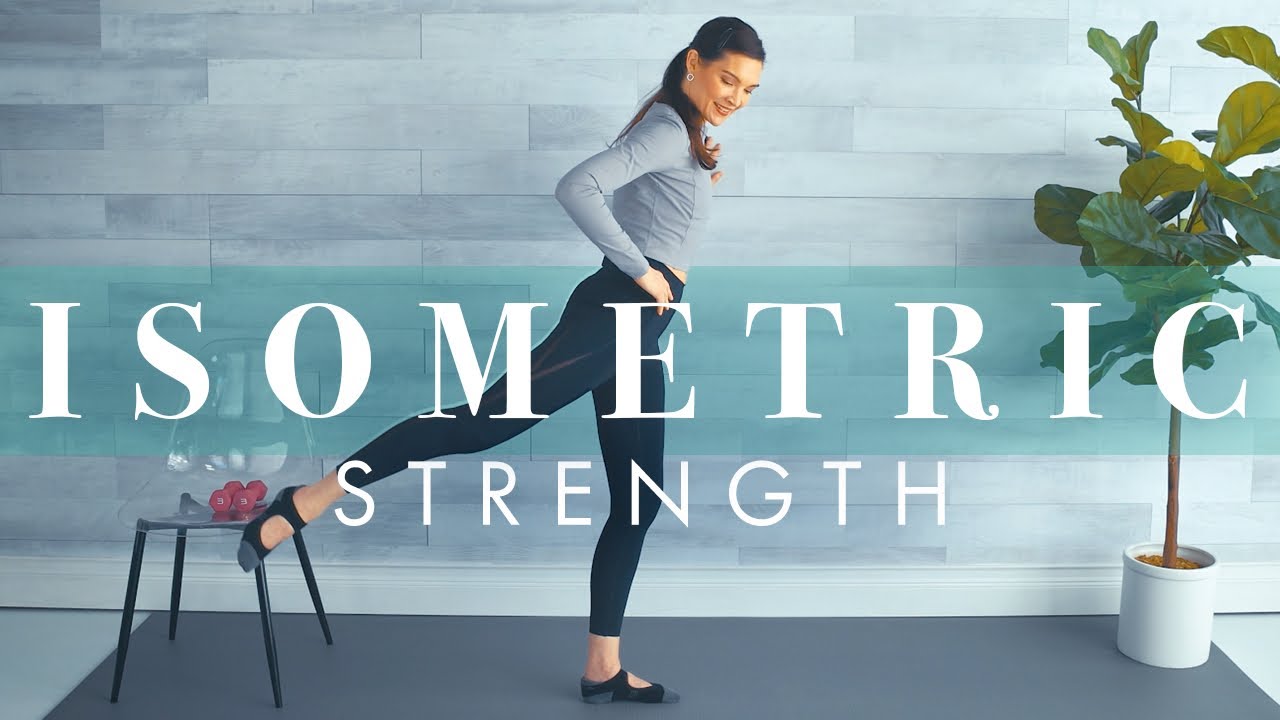 Toning Isometric Workout // All Standing Strength Combos with Weights