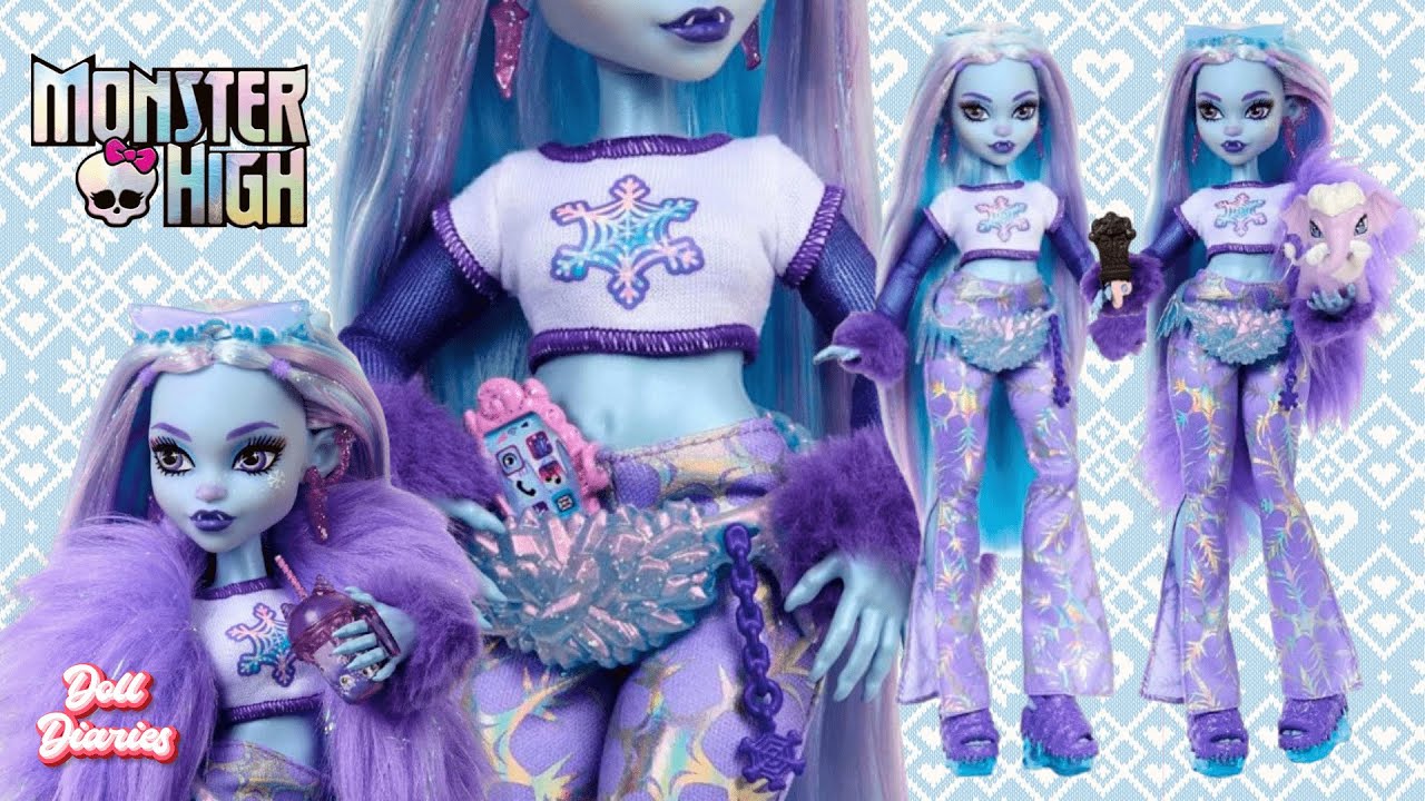 ❄️Як звати мамонта?🤔: #огляд ляльки MONSTER HIGH Abbey Bominable G3☃️