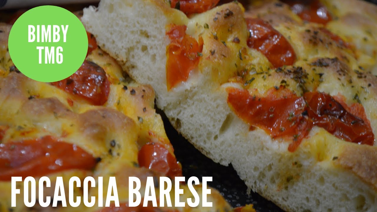 Focaccia barese - Bimby tm6 -Bimby tm5 - Bimby tm31