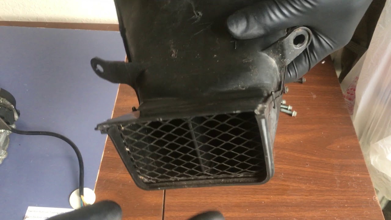 Informational 1996 Honda CBR 600 F3 direct air intake overview