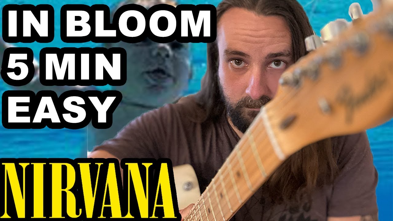 Learn In Bloom by Nirvana in 5 Minutes | Easy Guitar Lesson (with Tabs)