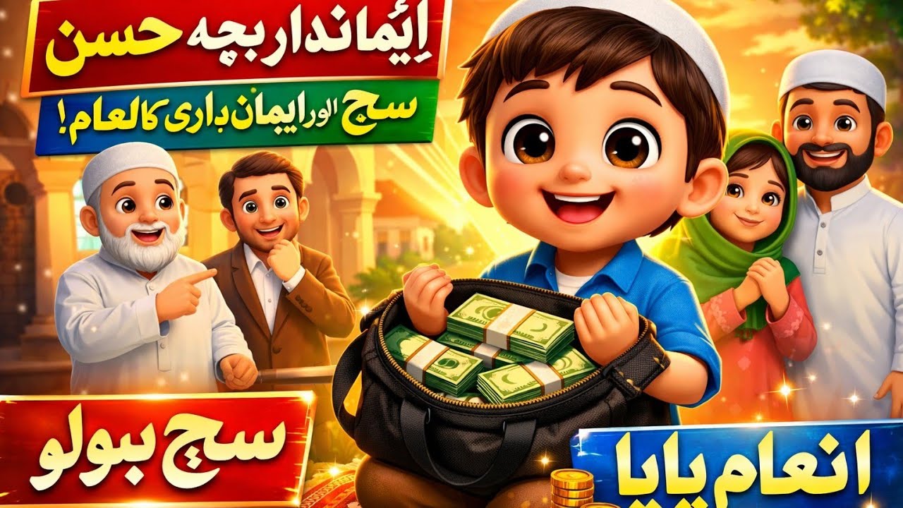 “Imaandaar Bacha Hassan  | Islamic Story for Kids” | Cartoon world kids