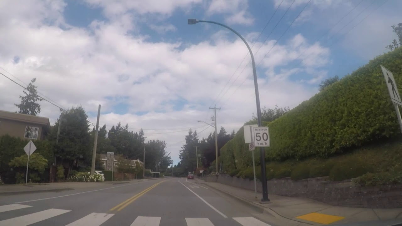 Driving on Marine Dr , White Rock, BC 2019