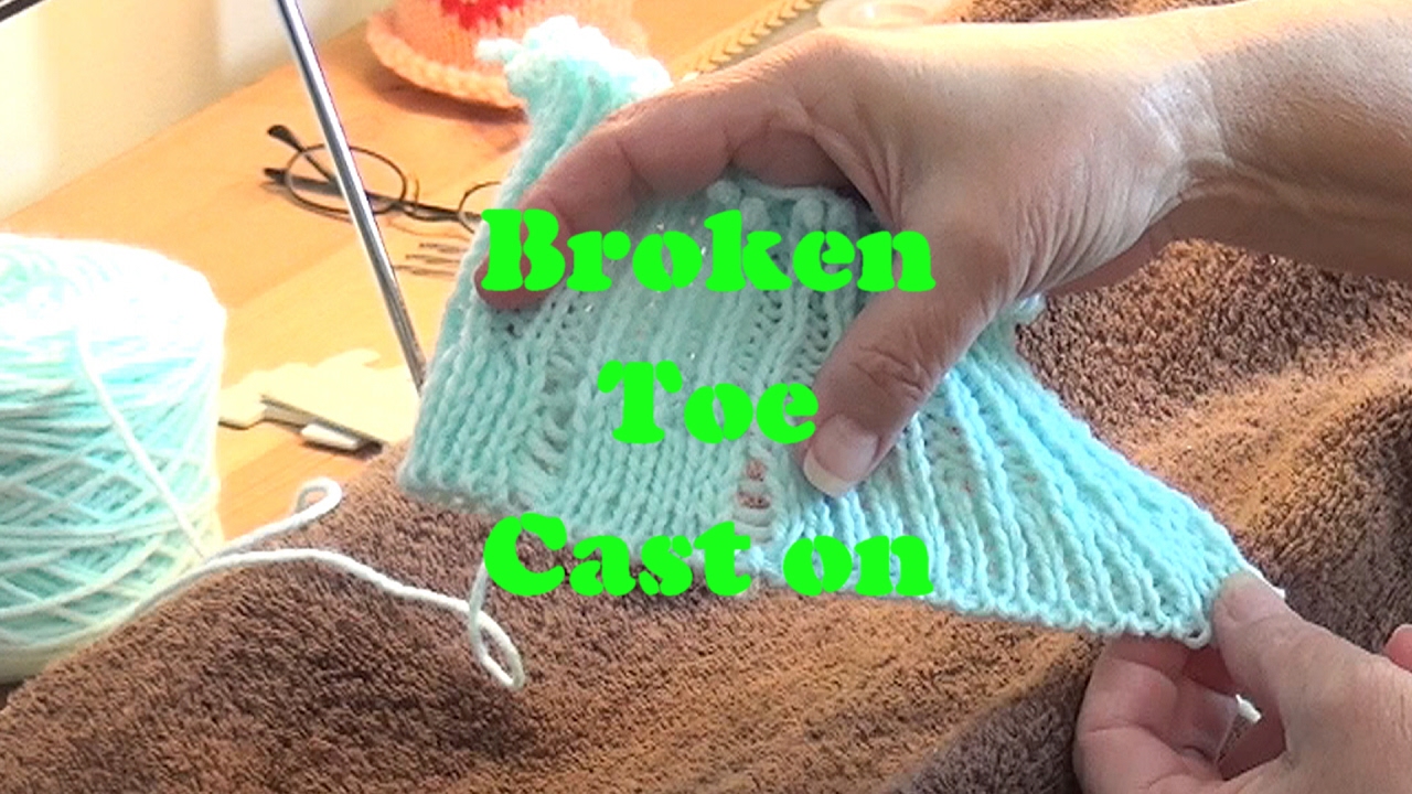 Broken Toe Cast On