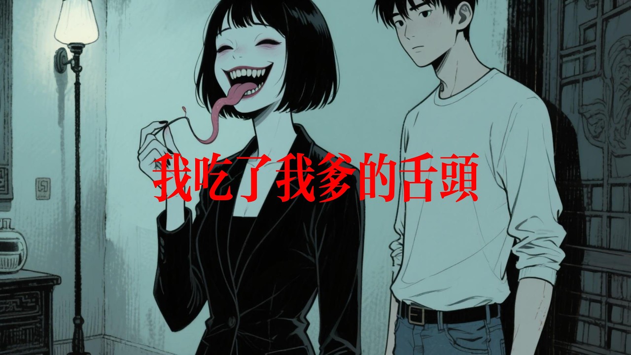 我吃了我爹的舌頭，能嚐到死去之人遺願 #恐怖故事 #悬疑小说  #恐怖悬疑 #惊悚故事