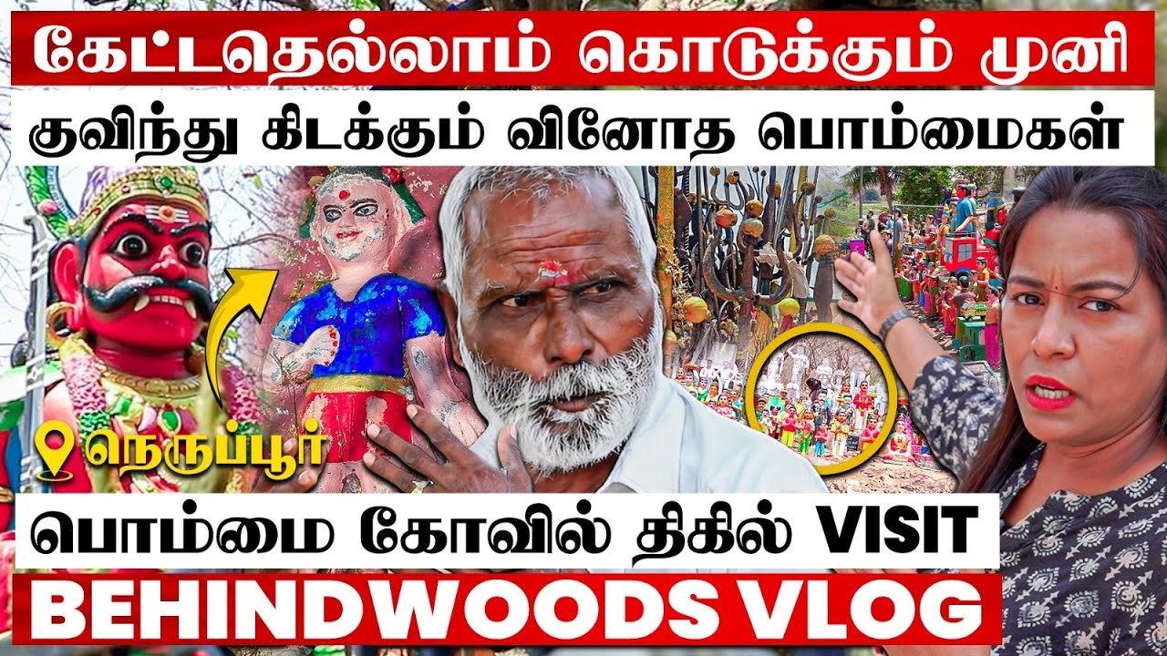 கனவில் வரும் அதிசய முனி😨கேட்டதெல்லாம் கிடைக்குதா?😱 நெருப்பூர் பொம்மை கோவில் திகில் VISIT