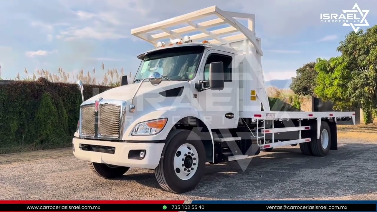 PLATAFORMA CON COPETE -KENWORTH 10 TON