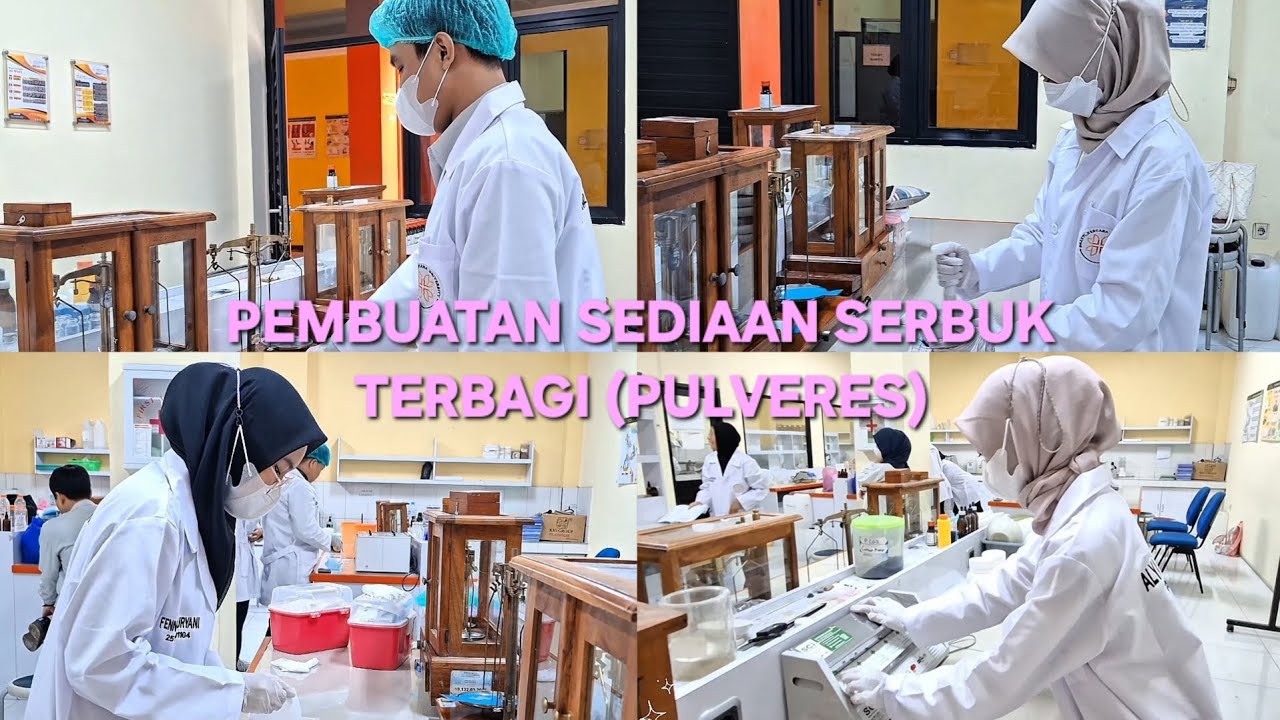 PEMBUATAN SEDIAAN SERBUK TERBAGI (PULVERES)