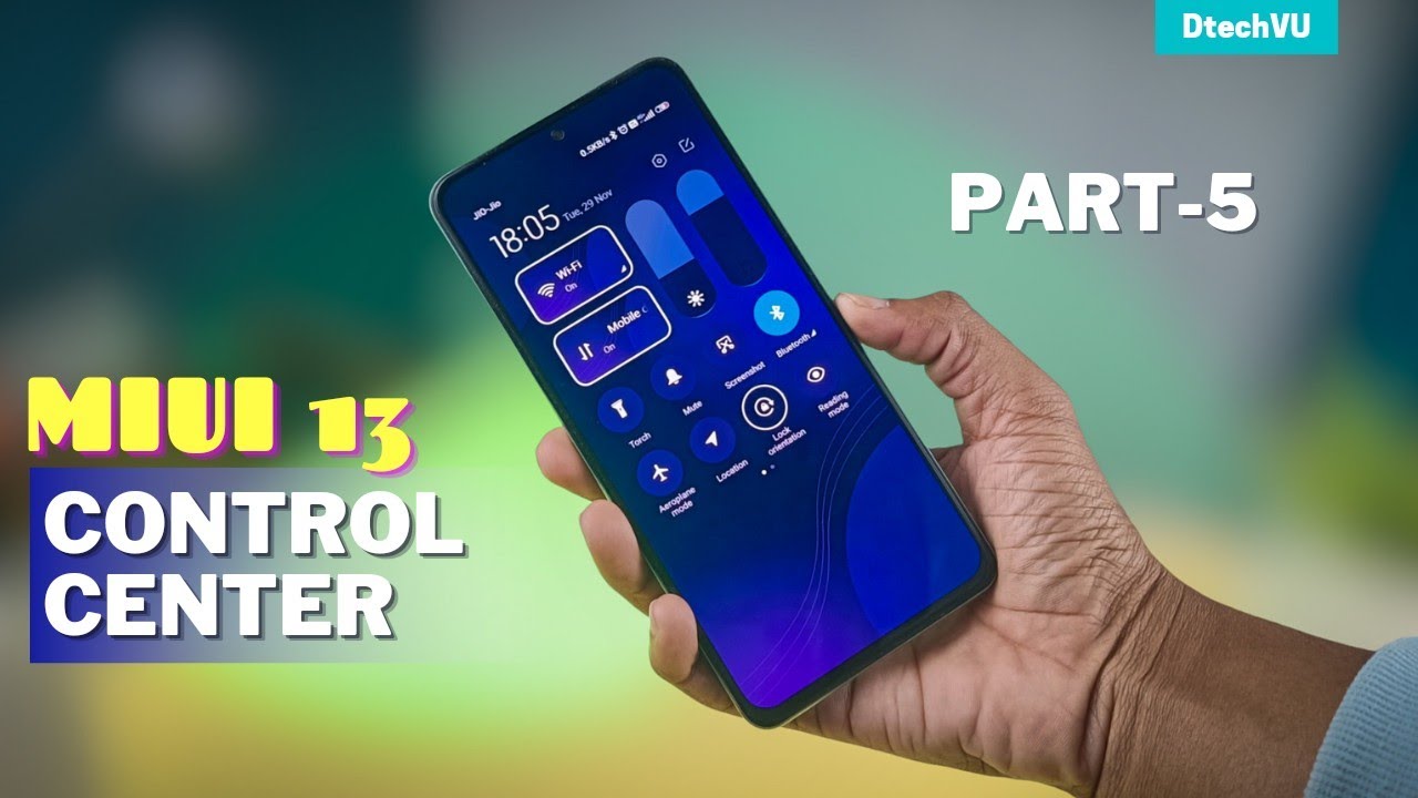 MIUI 13 Control Center Supported Themes for Xiaomi, Poco | Best MIUI Themes