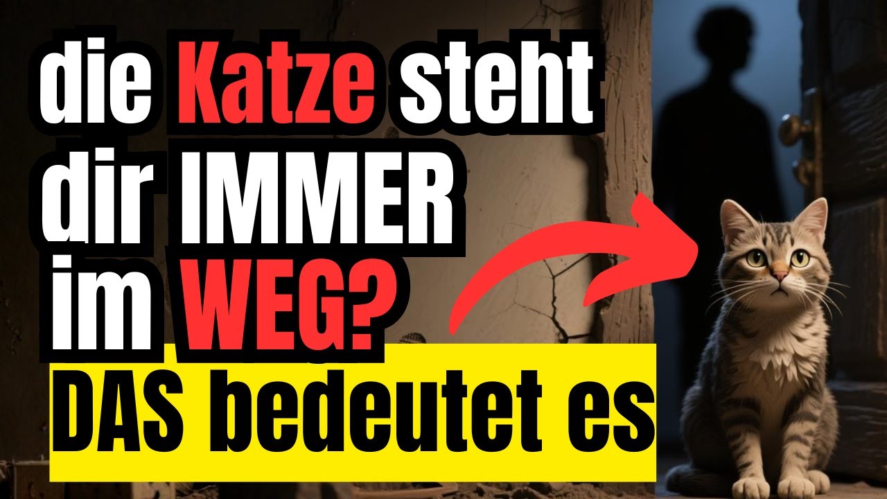 Wenn deine Katze dir ständig im Weg steht, versucht sie dir DAS zu sagen (nicht ignorieren!)