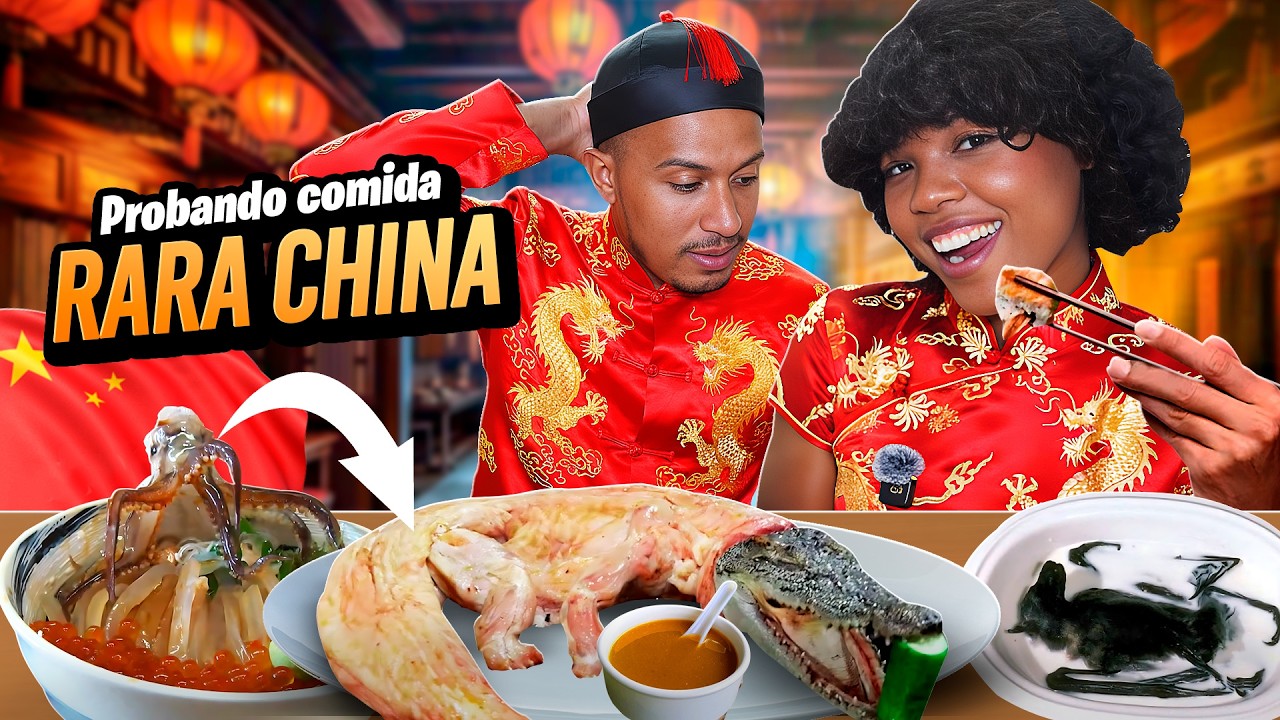 “Probando COMIDA CHINA RARA 😱🥢 ¡No vas a creer lo que comí!”