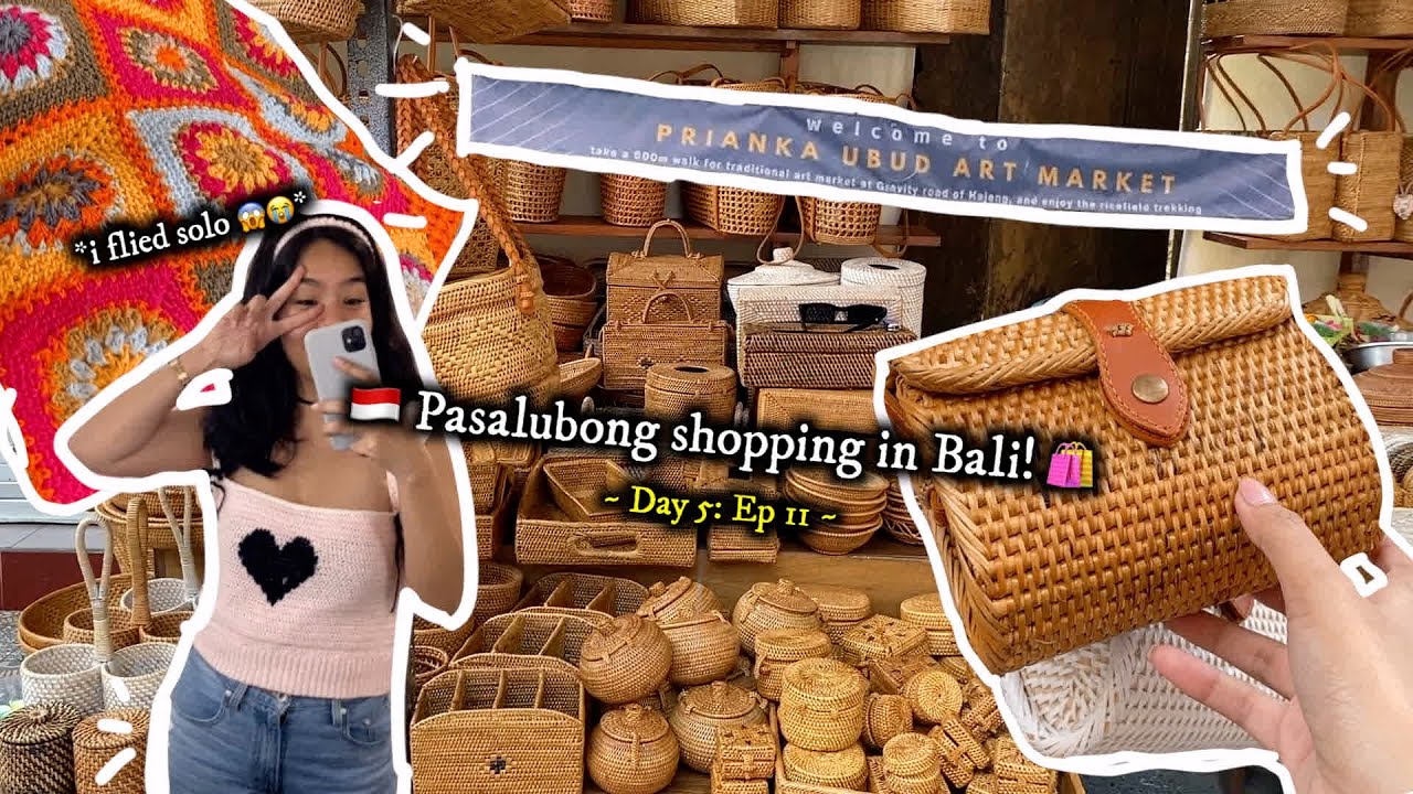 🇮🇩 How to Haggle for Pasalubong in Ubud Art Market Bali! 😎💸🛍️ | Bali vlog day5 (ep11) | celekatour