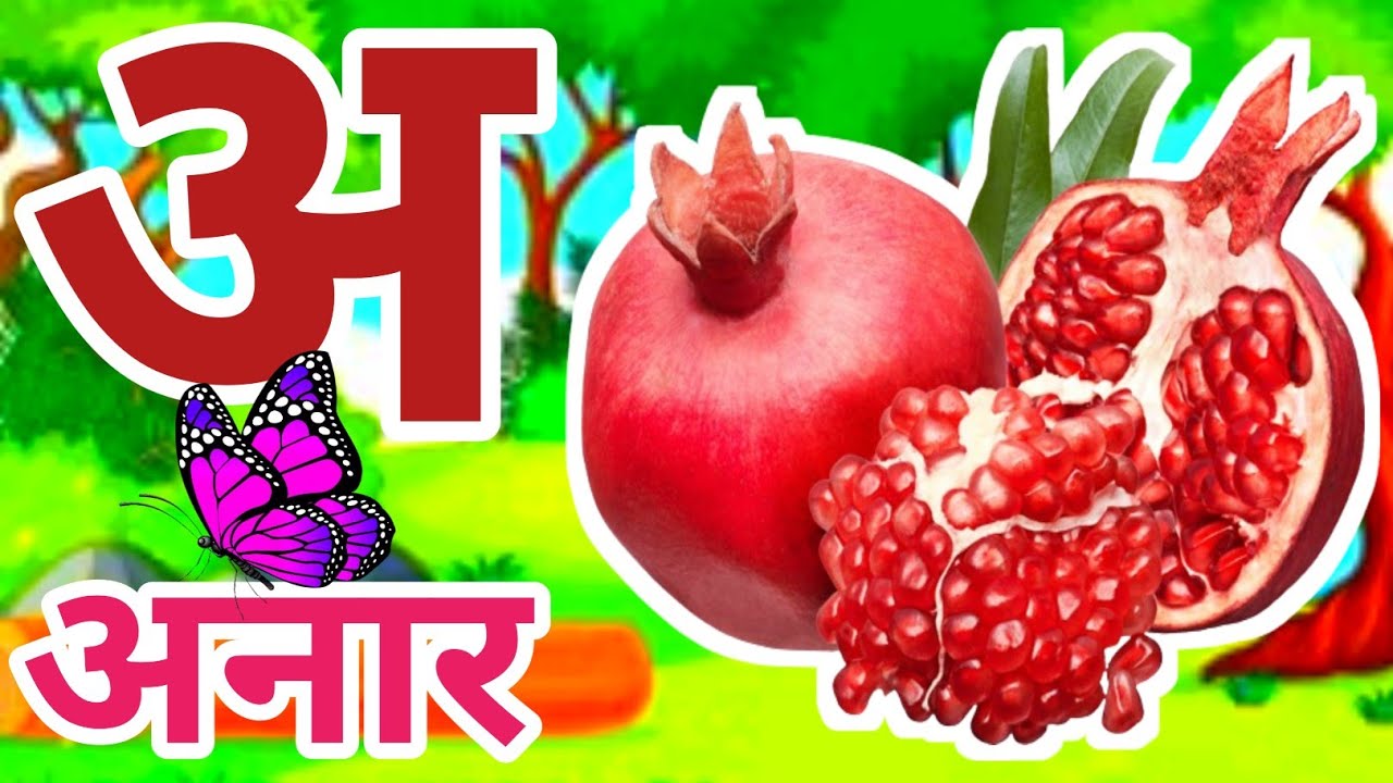 Hindi alphabet,अ से अनार , हिंदी वर्णमाला, अआइईउऊ,क से कबूतर -146#kidssong #असेअनार#kidsvideos 