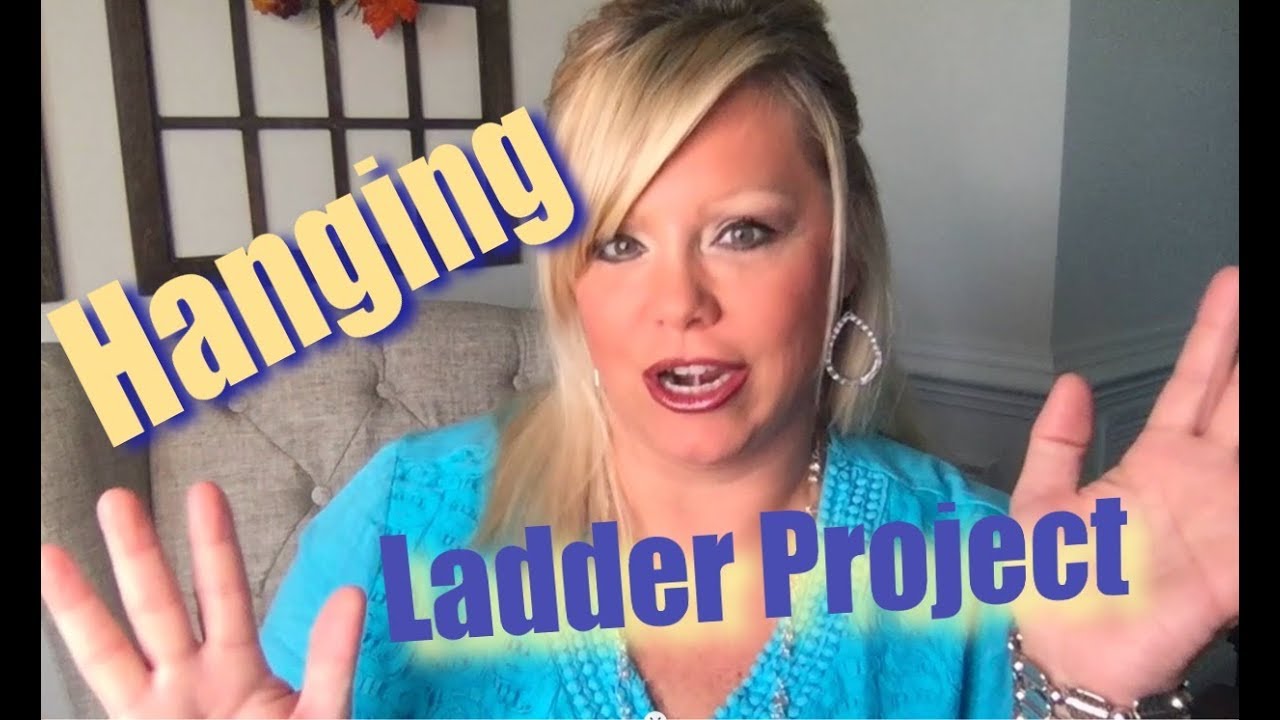 MY AUTUMN HANGING LADDER PROJECT - I show you how!