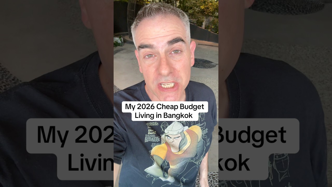 The most realistic cheap budget to live in Bangkok! 