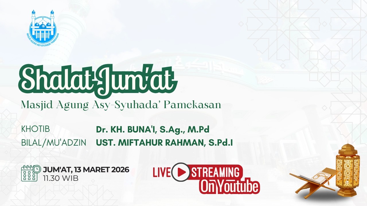 SHALAT JUM'AT DI MASJID AGUNG ASY-SYUHADA' PAMEKASAN TANGGAL13 MARET 2026