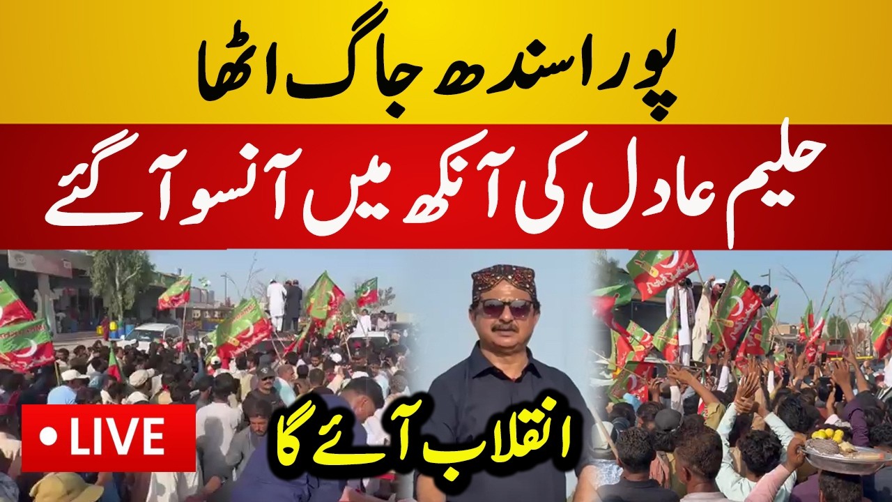 Live : Unbelievable Scenes in Sohail Afridi Rally | PTI Sindh Street Movement | Latest Live News