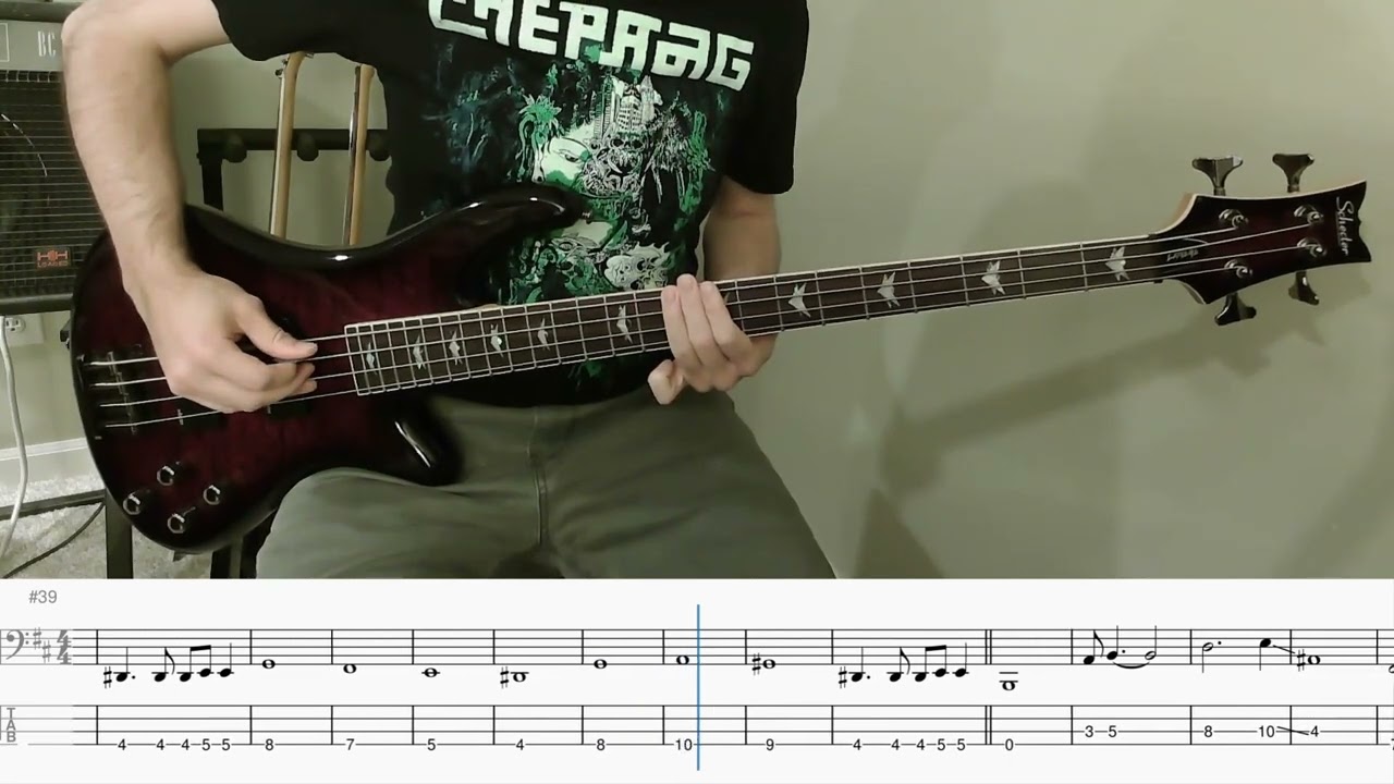 Cult of Luna - White Cell (bass cover with tab)