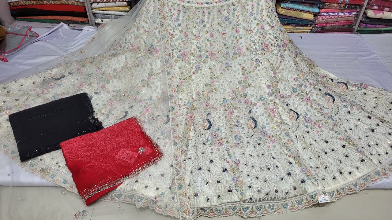 New design fancy party wear lanche or handwork saree 🌹 Shipping free 🌹7015652424