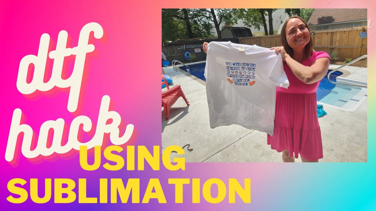 Trying DTF Sublimation Hack
