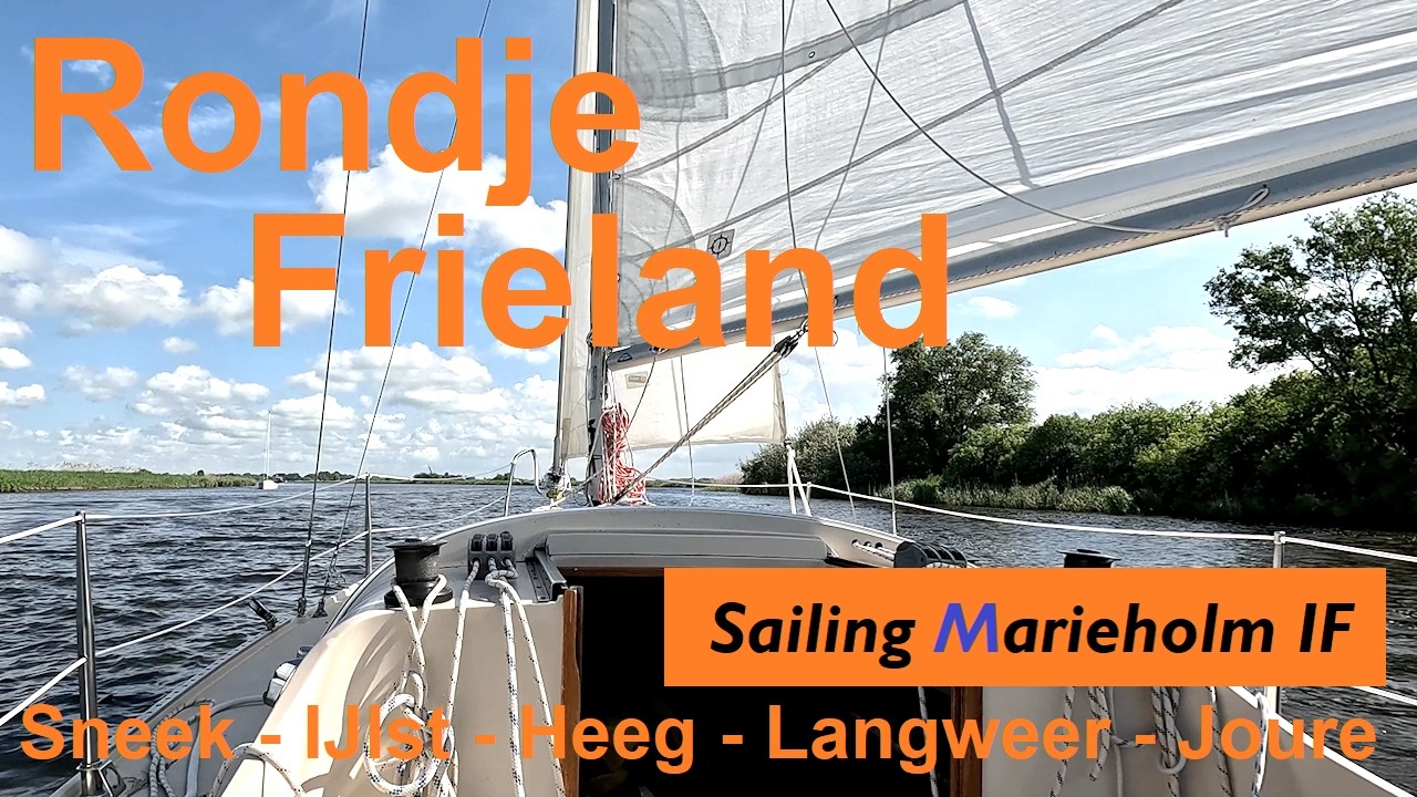 Solo zeilen door Friesland - Rondje Sneek - IJlst - Heeg - Langweer