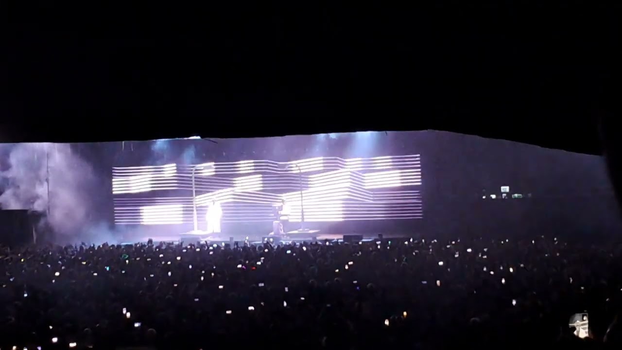 Inicio del Recital del duo Británico Pet Shop Boys, 