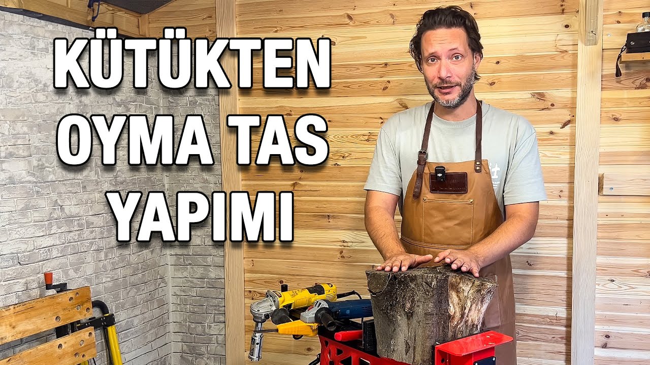 Kütük Parçasından Kase yapımı