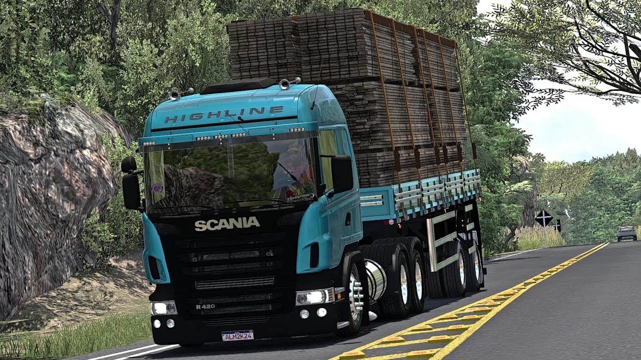 SCANIA R420 TOP DA 2 EIXOS RONCANDO BONITO! - ETS2 MODS BR
