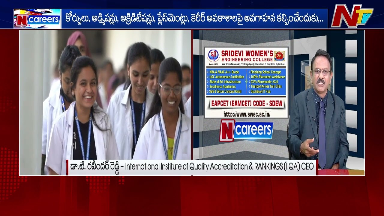 Sridevi Women&rsquo;s Engineering College | Campus & Student Life | Dr  T  Ravinder Reddy | N Careers
