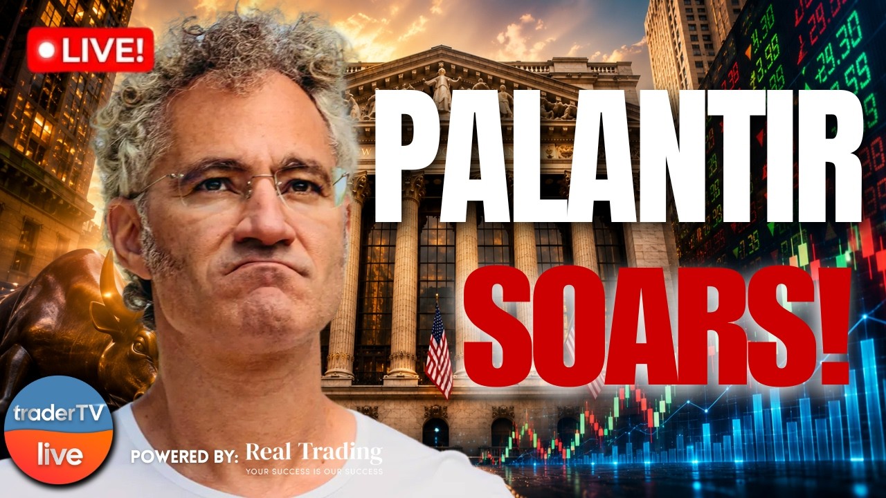 MARKETS RALLY 🔥 Palantir Explodes as Dow and S&P 500 Hit Records | Stock Market Live
