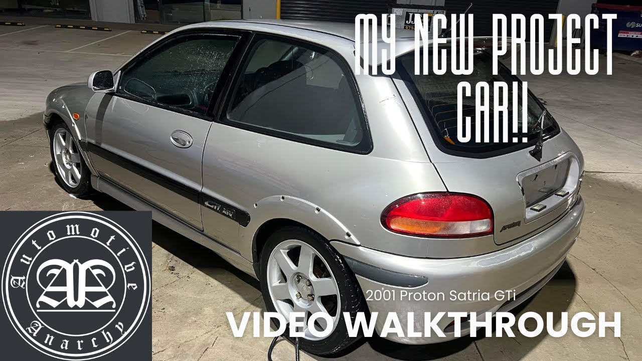 my new project car! 2001 proton satria gti