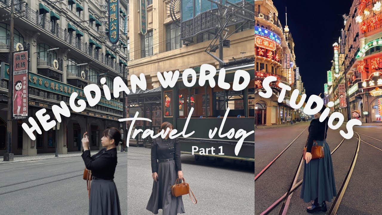 🇨🇳 hengdian world studios vlog pt 1 | 横店影视城 上篇 (✈️singapore to china)